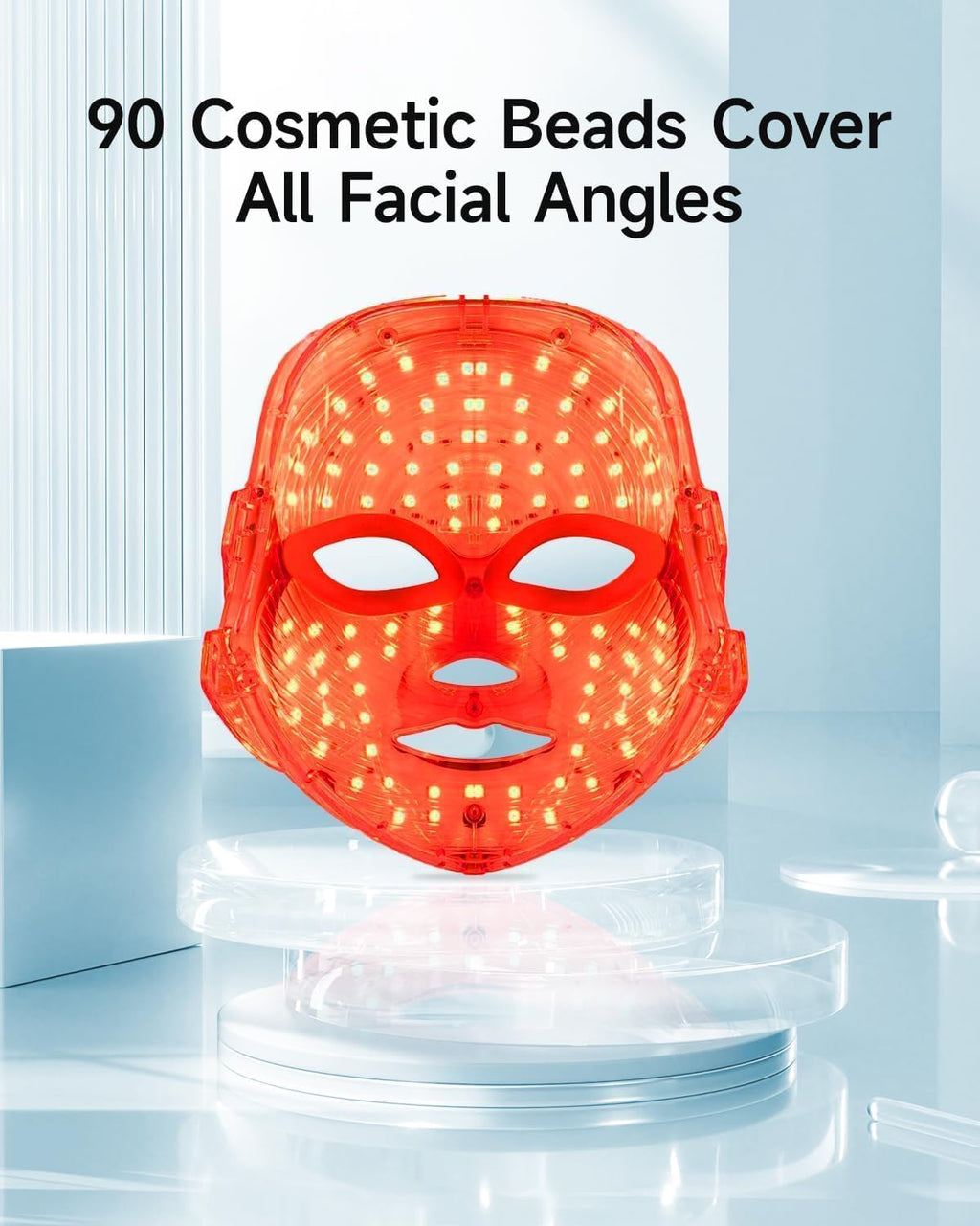 GlowMask Pro™ 7-Color LED Light Therapy Face Mask