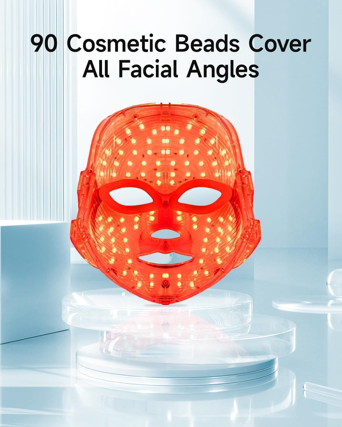 GlowMask Pro™ 7-Color LED Light Therapy Face Mask