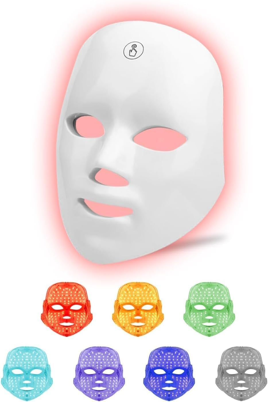 GlowMask Pro™ 7-Color LED Light Therapy Face Mask