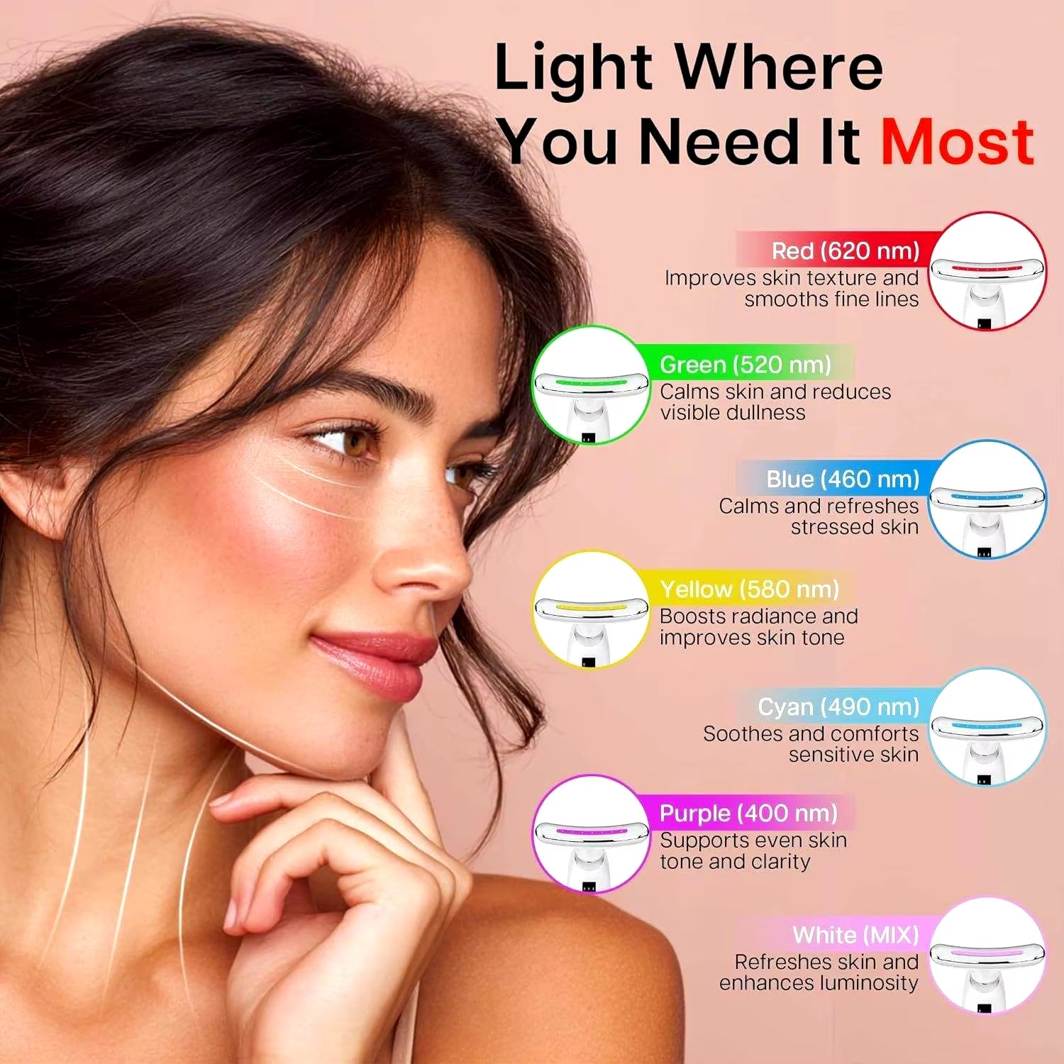 2025 Trending Portable Handheld Skin Care Beauty Face Neck Massager Personal Care Device with Skin Tightening Feature EU Plug